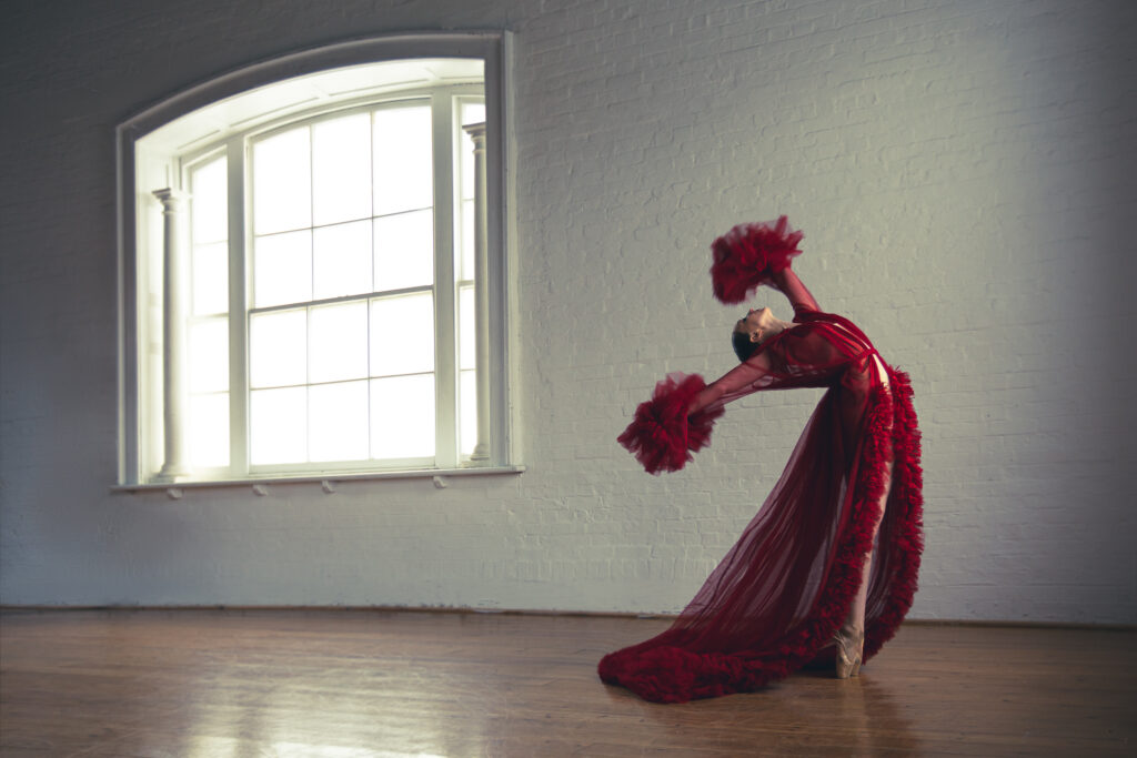 dancer in natural light